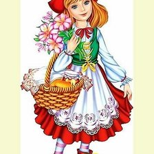 Схема вышивки «Красная шапочка.»