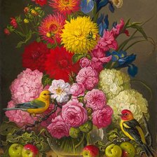 Схема вышивки «kvety vo váze»