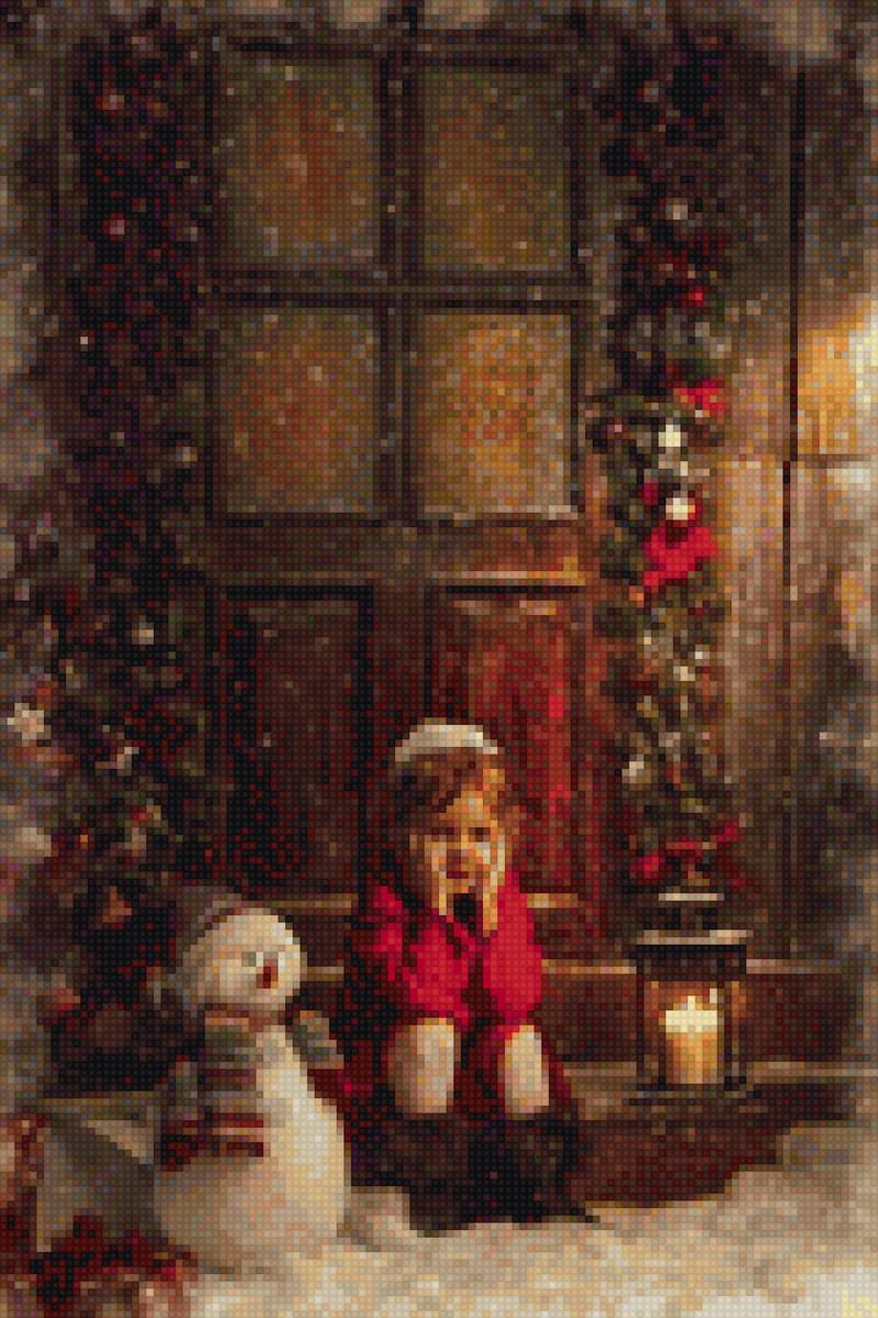 Новый год - зима, новый год, девочка - предпросмотр