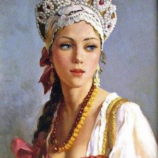 Схема вышивки «Красавица»