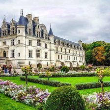 Схема вышивки «замок Шенонсо»