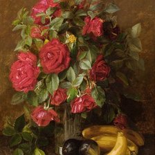 Схема вышивки «РОЗЫ АКВАРЕЛЬ»