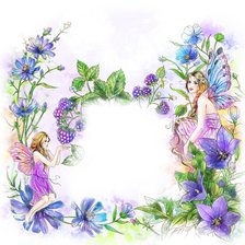 Схема вышивки «феи»