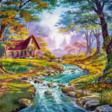 Схема вышивки «Colors of Autumn.»