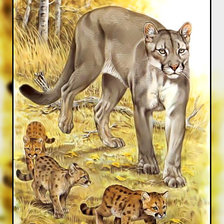 Схема вышивки «Серия " Кошачьи" Роберт Даллет.»