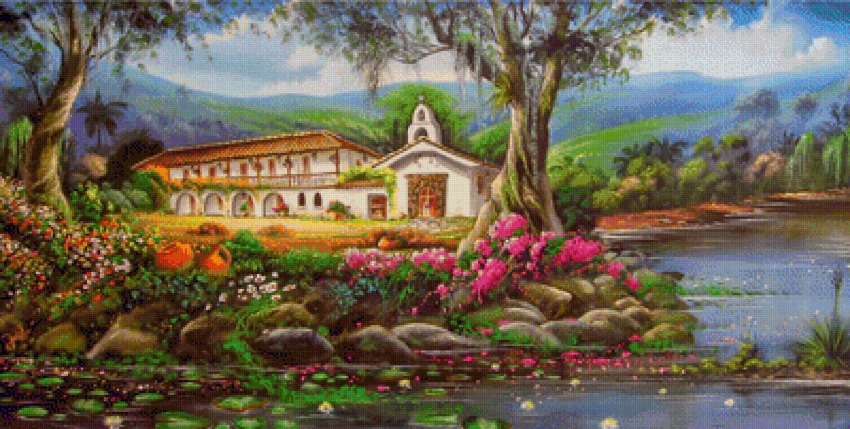 Guesthouse. - josé raúl rodríguez galán painter.landscape.scenarys.flowers and - предпросмотр