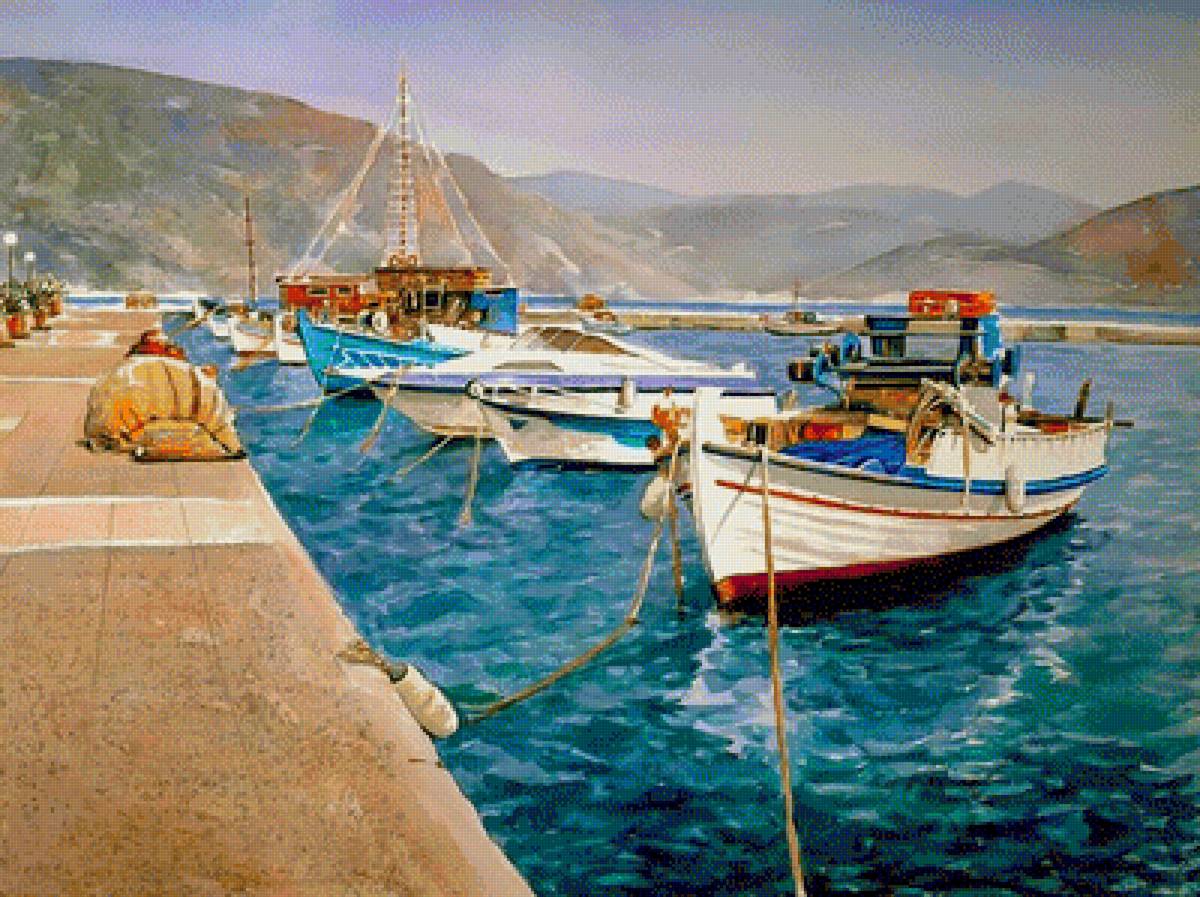 Marine Watercolor. - seascenes. - предпросмотр