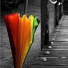 Схема вышивки «Забытый зонтик»