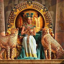 Схема вышивки «царица Египта»