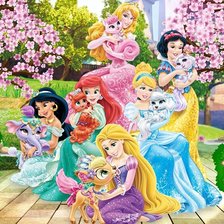 Схема вышивки «Принцеси»