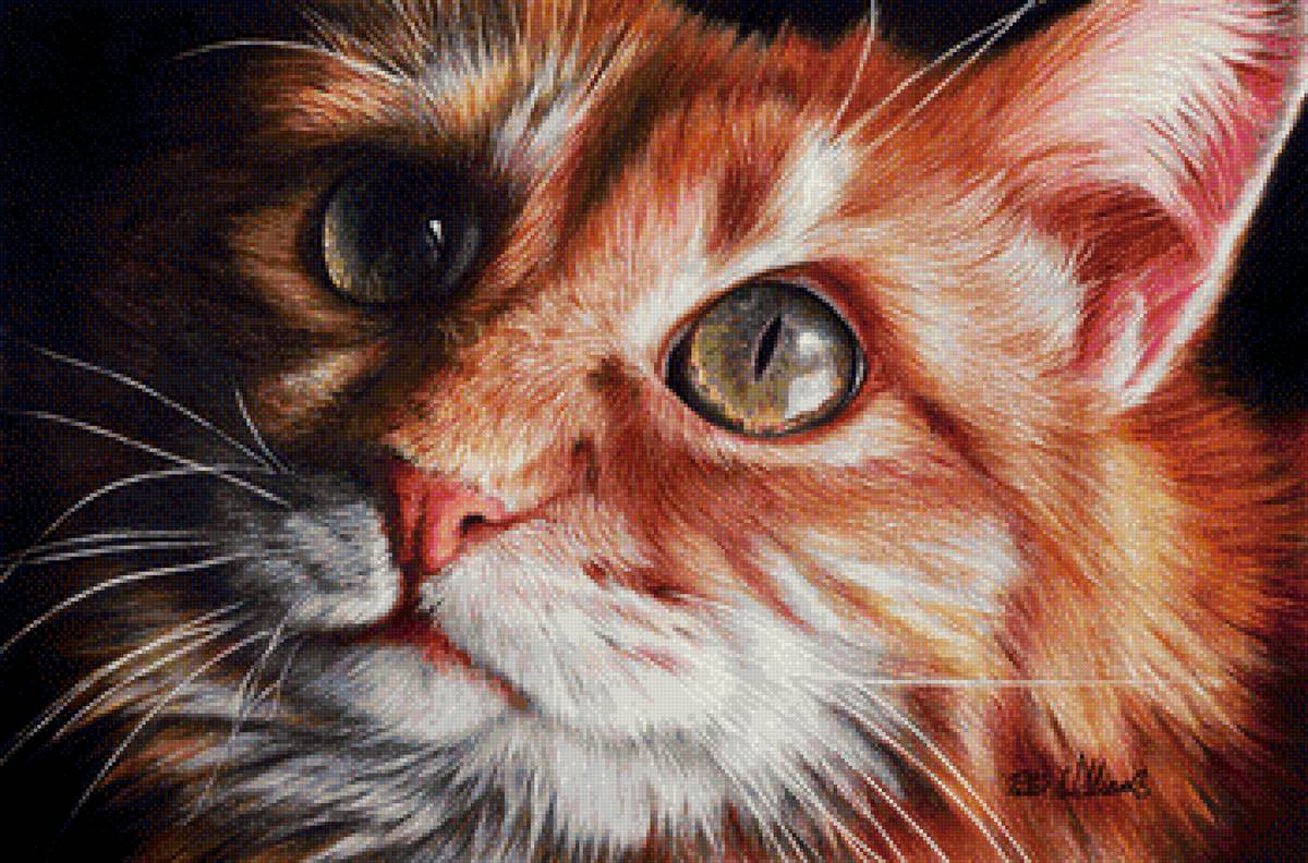 Кошка худ. P. Williams - кошка - предпросмотр