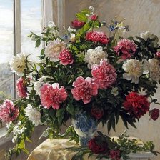 Схема вышивки «цветы»