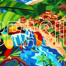 Схема вышивки «Бразилия»