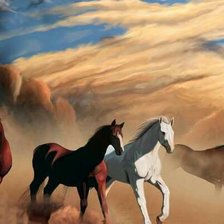 Схема вышивки «zigai dykumoje»