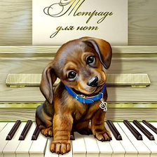 Схема вышивки «Маленький музыкант.»