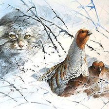 Схема вышивки «мир животных»