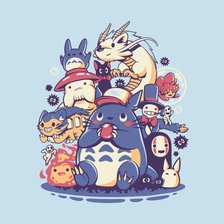 Схема вышивки «Миры Миядзаки»