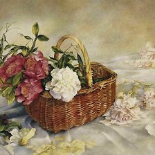 Схема вышивки «цветы»