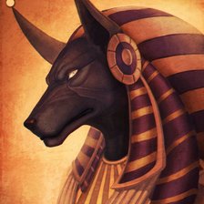 Схема вышивки «Анубис»