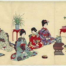 Схема вышивки «чайная церемония 2»