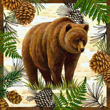 Схема вышивки «Мишка.»