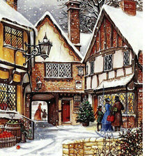 Схема вышивки «Городской пейзаж»