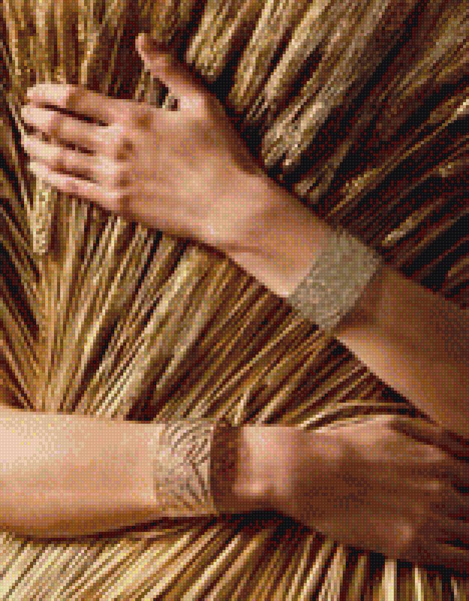 Колосья шанель - интерьерная картина - предпросмотр