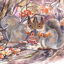 Схема вышивки «акварель»