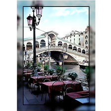 Схема вышивки «Городской пейзаж.»