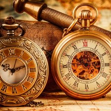 Схема вышивки «ЧАСЫ»