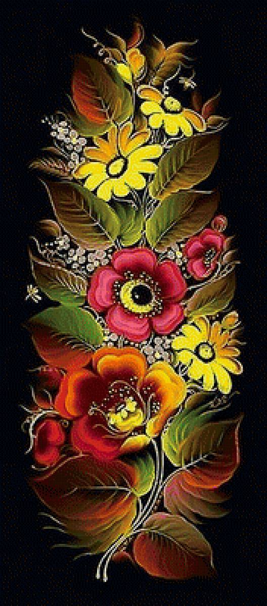 Цветы. - яркие, цветы. - предпросмотр