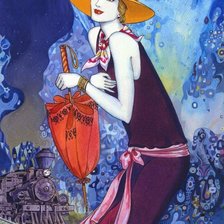 Схема вышивки «Majestic Train Ride»