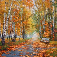 Схема вышивки «осень»