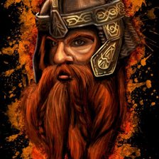 Схема вышивки «Гимли»