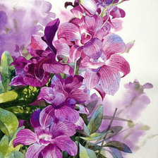 Схема вышивки «цветы»