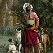 Схема вышивки «собачка»