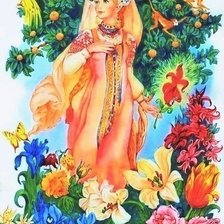 Схема вышивки «Аленький цветочек»