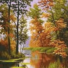 Схема вышивки «Тиха есен»