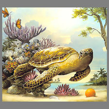 Схема вышивки «Серия "Водный мир"»