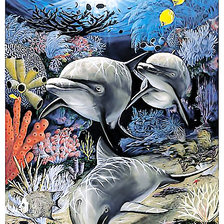 Схема вышивки «Серия "Водный мир"»