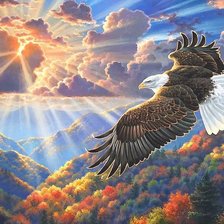 Схема вышивки «Полет»