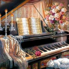 Схема вышивки «У камина»