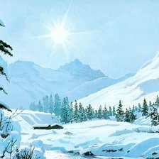 Схема вышивки «зима5»