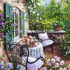 Схема вышивки «В саду»