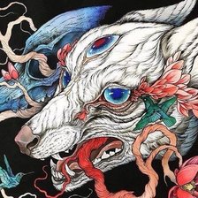 Схема вышивки «Слияние»