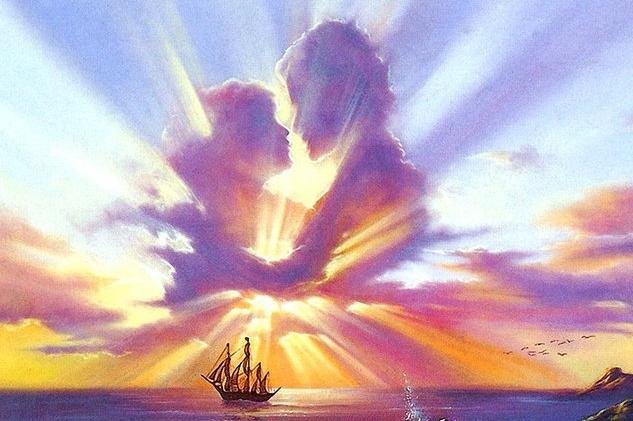 прощание с мечтой - парусник, любовь, мечта - оригинал