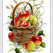 Схема вышивки «Яблоки.»