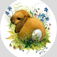 Схема вышивки «Зайка.»