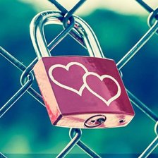 Схема вышивки «Lucchetto love»