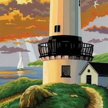 Схема вышивки «Маяк»